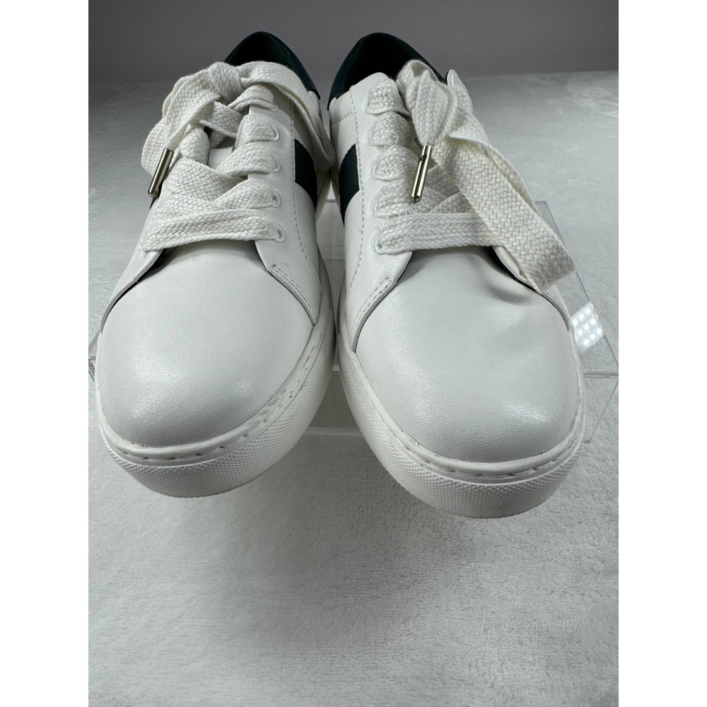 Kate Spade Iggy Low Top Court Logo Leather Sneakers Women's‎ 9B White Lace Up - Picture 9 of 11